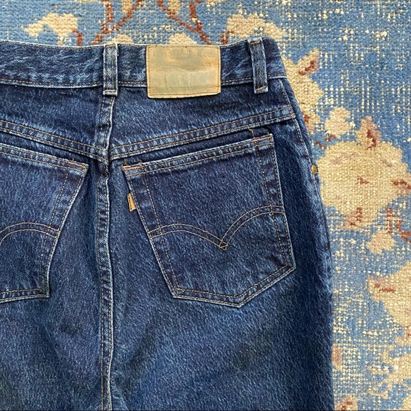 Vintage Levi's High Rise Loose Tapered Mom Jeans 25 - Picture 4 of 4